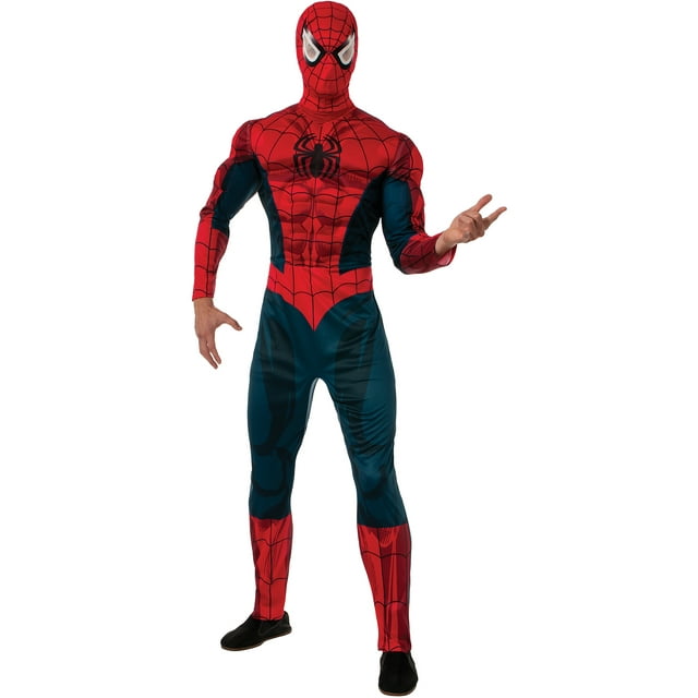 Deluxe Muscle Chest Spider-Man Adult Halloween Costume