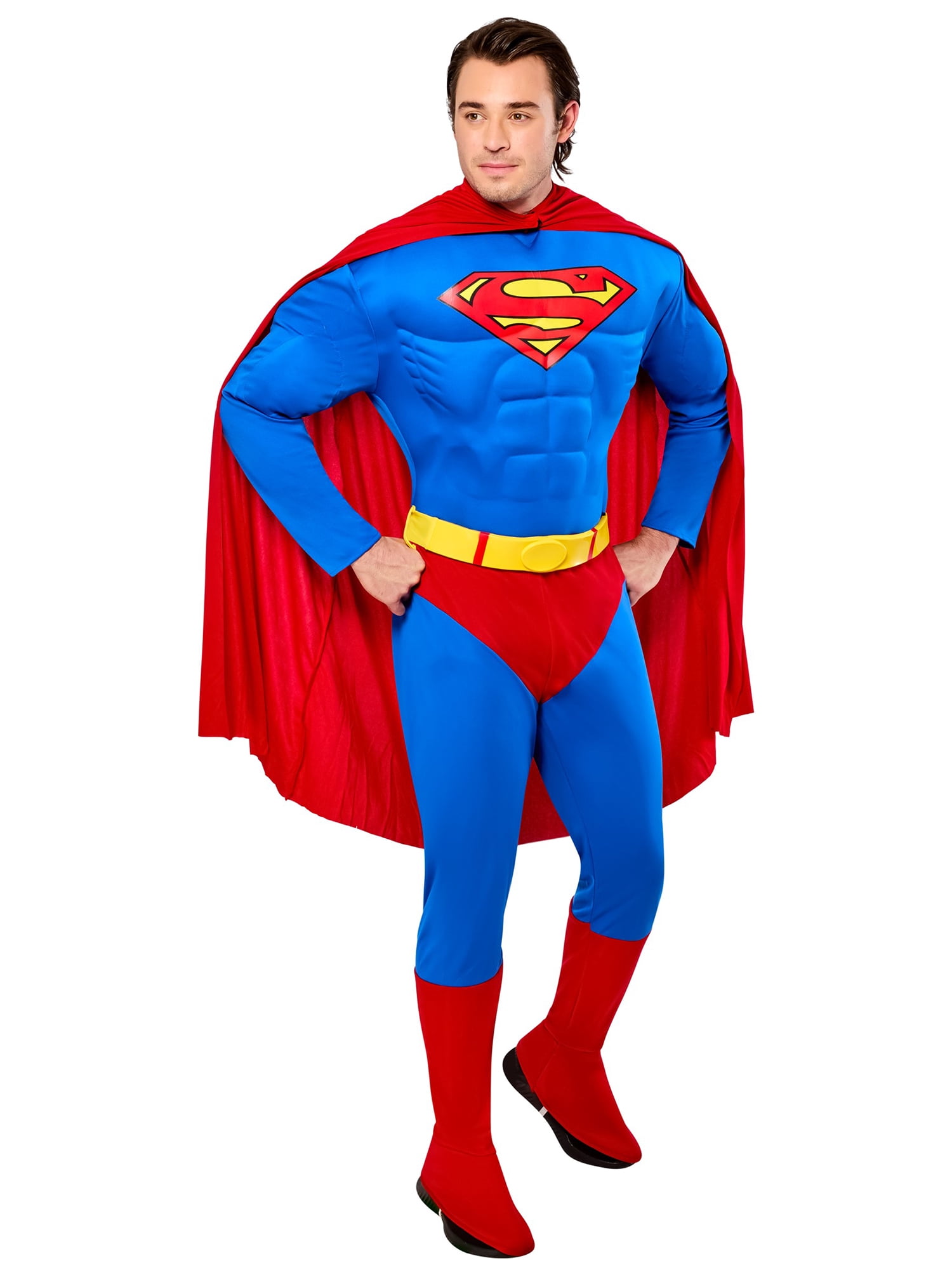 Rubies, Superman costume, Deluxe Muscle Chest, Men's Small
