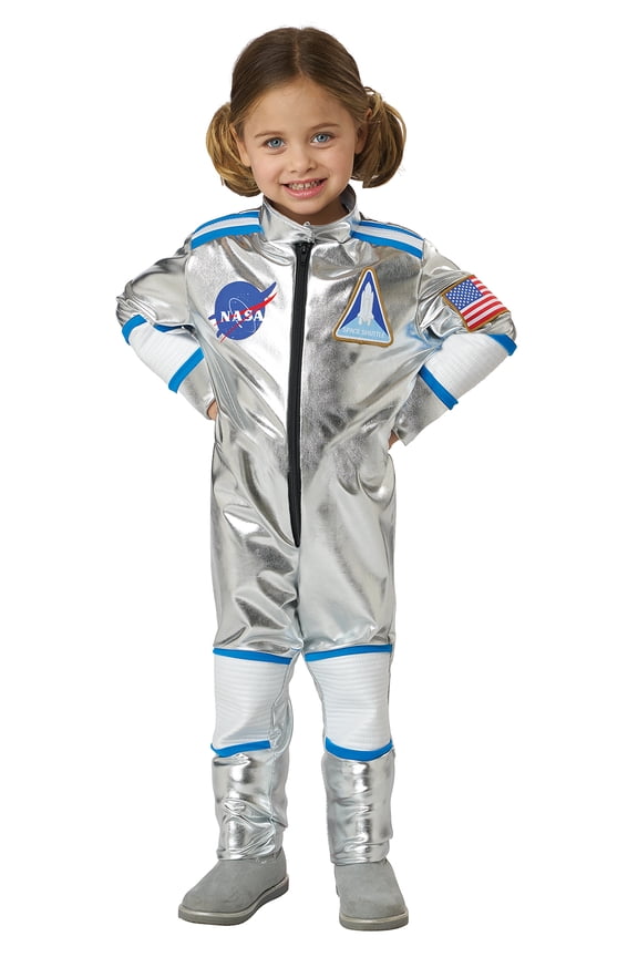 NASA Flight Suit Deluxe Toddler Costume | Large (4-6) Unisex