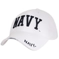 thumbnail image 1 of Deluxe Navy Low Profile Cap - White, 1 of 5