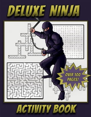 Pre-Owned Deluxe Ninja Activity Book: Ninja themed Activity book for ...