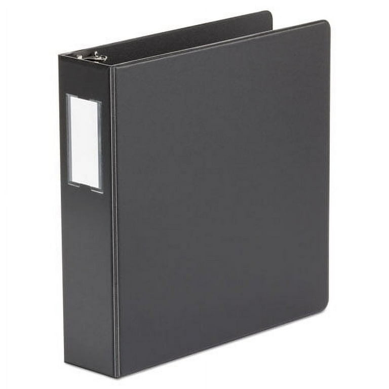 Deluxe Non-View D-Ring Binder with Label Holder, 3 Rings, 2 Deluxe Non-View D-Ring Binder with Label Holder, 3 Rings, 2