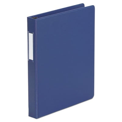Deluxe Non-View D-Ring Binder with Label Holder, 3 Rings, 1.5 Deluxe Non-View D-Ring Binder with Label Holder, 3 Rings, 1.5