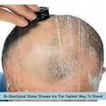 Deluxe Omnishaver Kit Black The Fastest Way to Shave Head, Legs