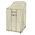 thumbnail image 1 of Deluxe Outdoor Stacking Chairs Cover, Sand, 1 of 2