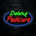 thumbnail image 1 of Deluxe Pedicure LED Neon Sign 28"L x 16"H #34398, 1 of 3