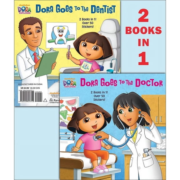 Deluxe Pictureback Dora Goes to the Doctor / Dora Goes to the Dentist, (Hardcover)
