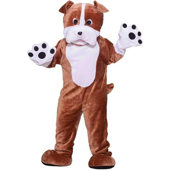 Deluxe Plush Bulldog Mascot Adult Sized Costumes