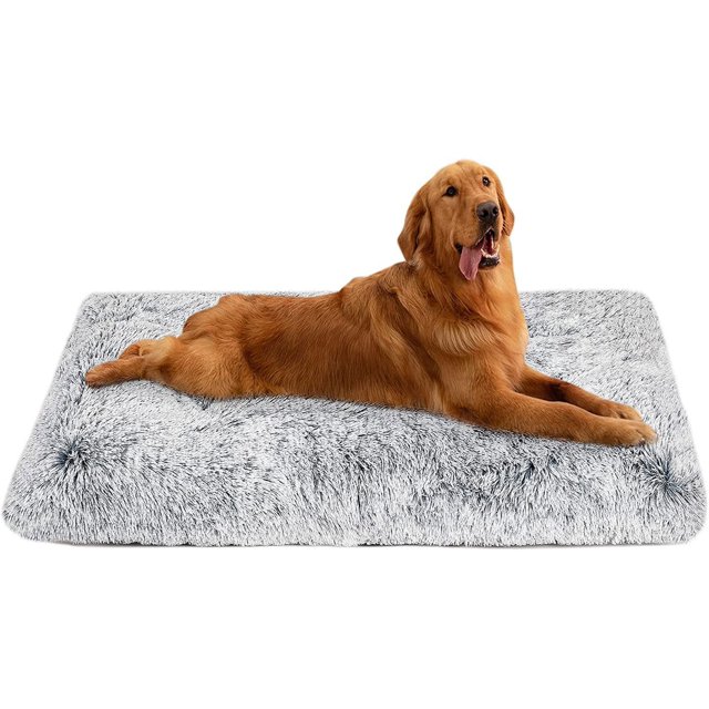 TURKIOU Deluxe Plush Dog Bed, Waterproof Mattress, AntiSlip for Large