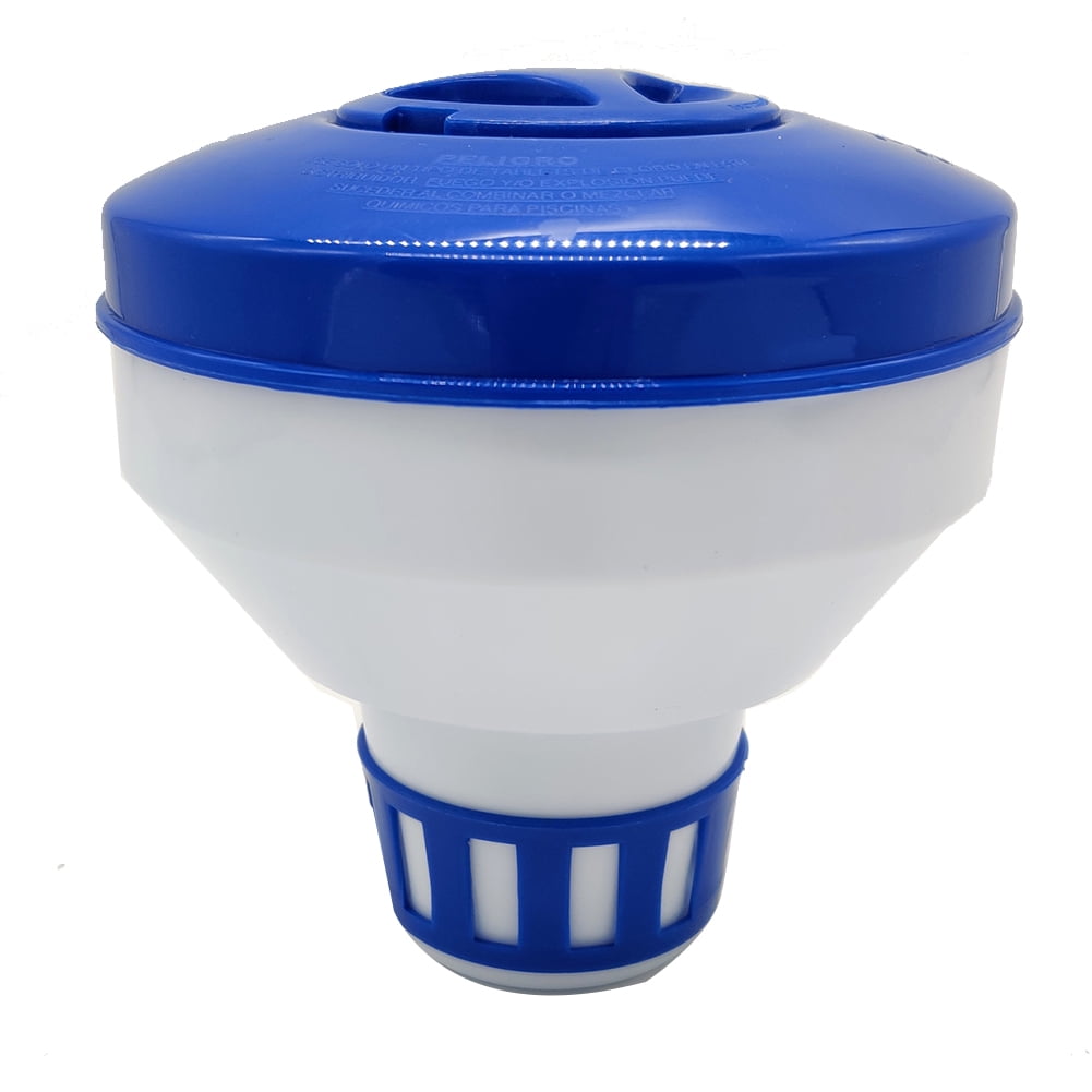 Deluxe Pool Chlorine Floater Dispenser 3Inch Tablets, 7Inch Diameter
