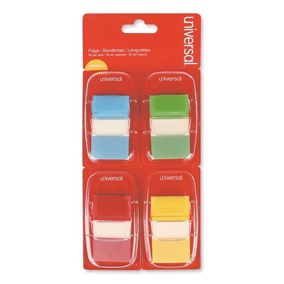 Deluxe Pop-Up Page Flags, 1" X 1 3/4", Assorted Colors, 200/pack | Bundle of 2 Packs