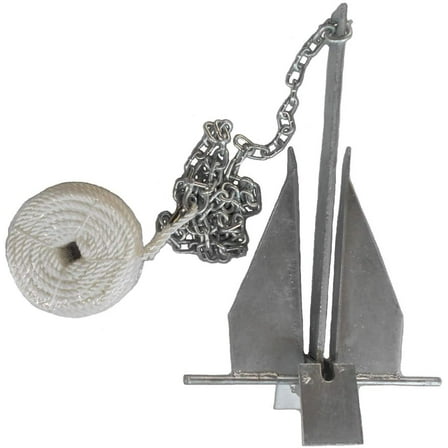 MarineNow Deluxe Portable Fluke Style Anchor Kit Choose 5, 8.5 or 13 lb (8.5 lb)
