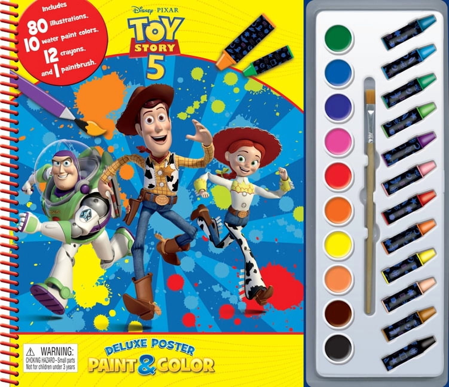 Deluxe Poster Paint & Color Disney Toy Story (with 5) Deluxe Poster Paint & Color, (Paperback)