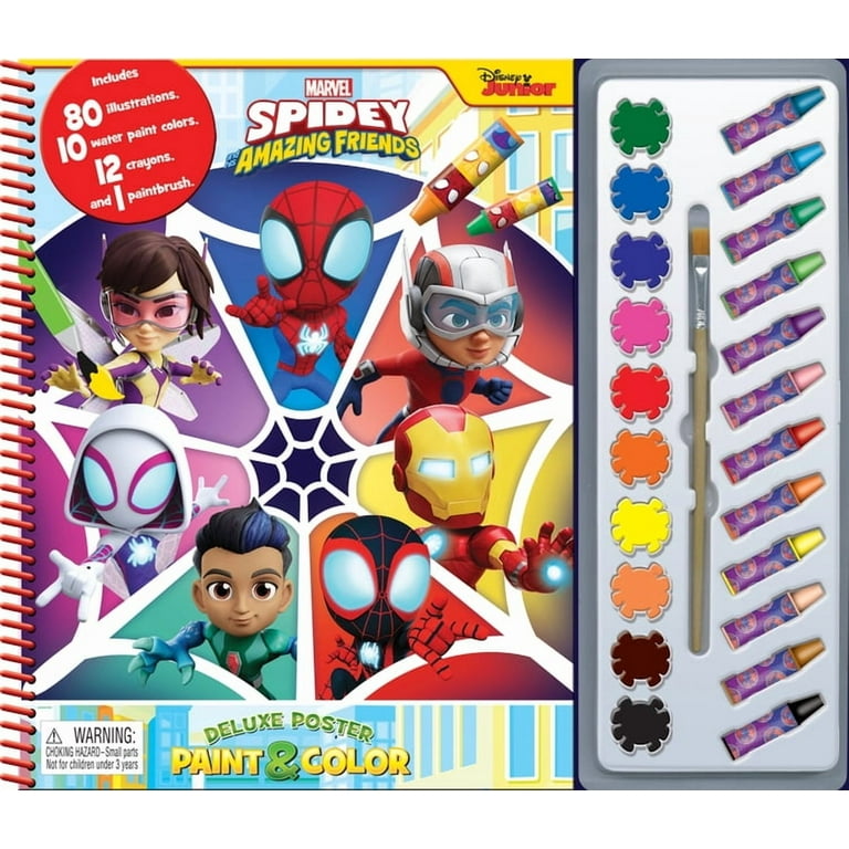 Deluxe Poster and Paint: Marvel Spidey & Amaz Friends Deluxe