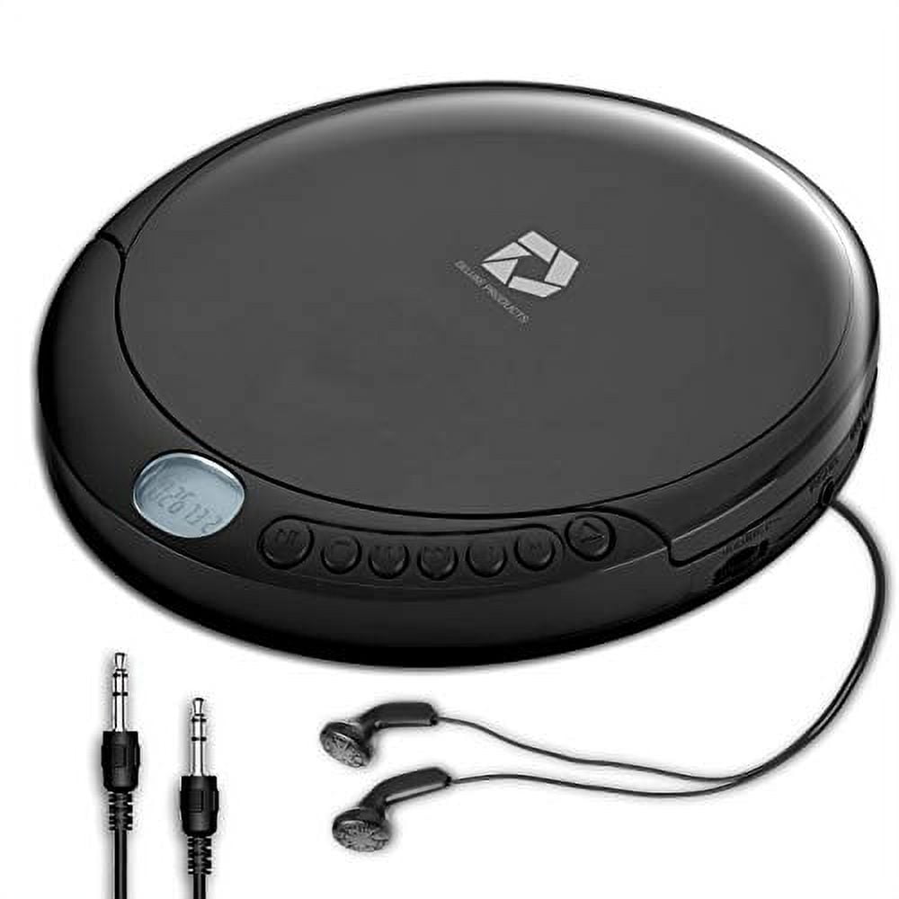 Deluxe Handheld Personal CD Player with Micro USB, Stereo