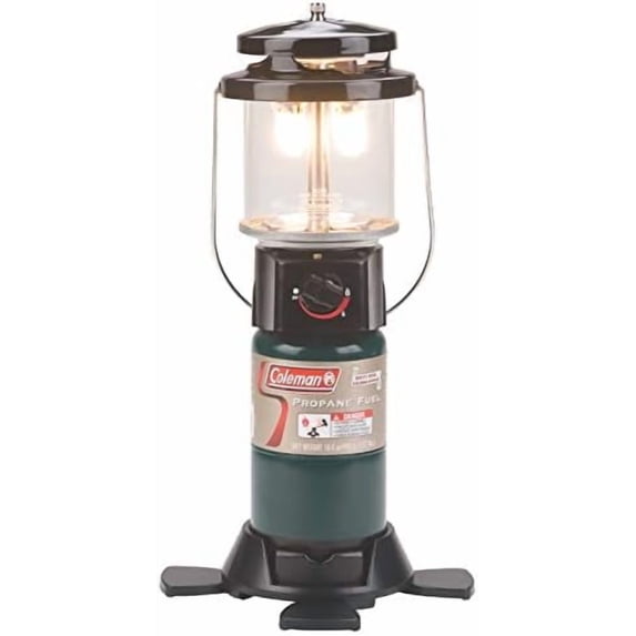Deluxe Propane Lantern with 2-Mantle Steady Light Output