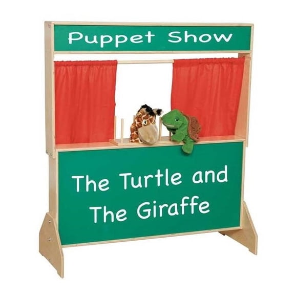 Deluxe Puppet Theater with Chalkboard