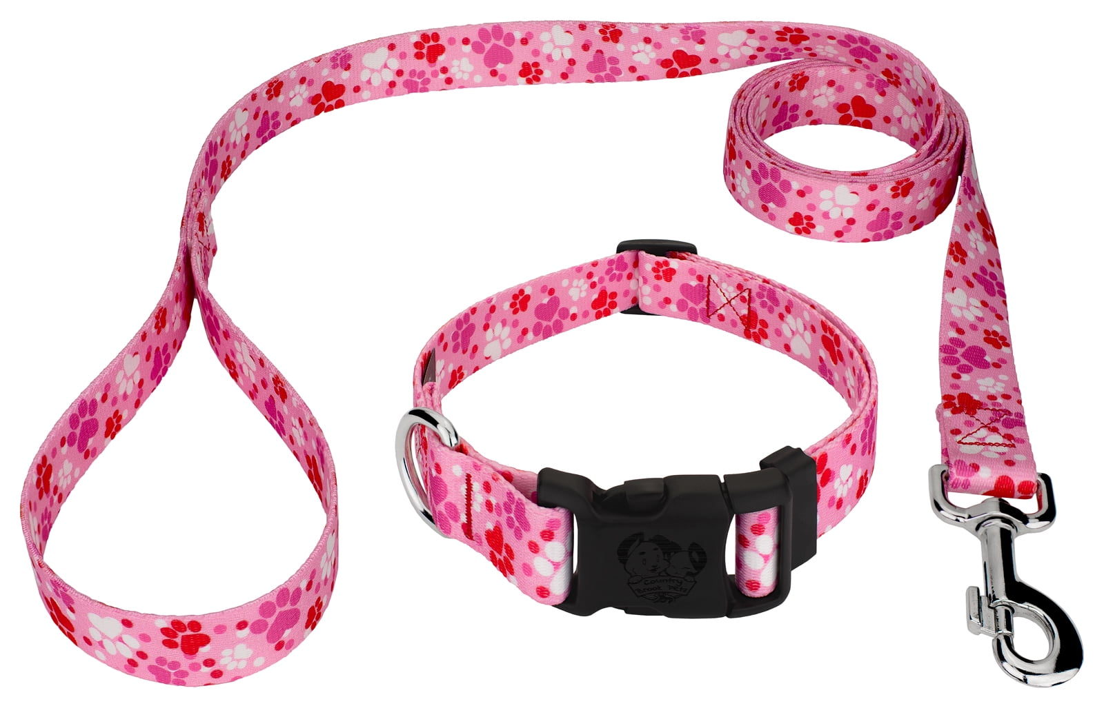 Country Brook Petz® Puppy Love Everyday Dog Collar and Leash, Extra Small
