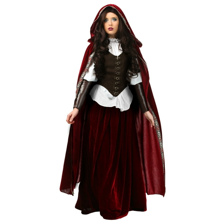 Deluxe Red Riding Hood Plus Size Costume for Women