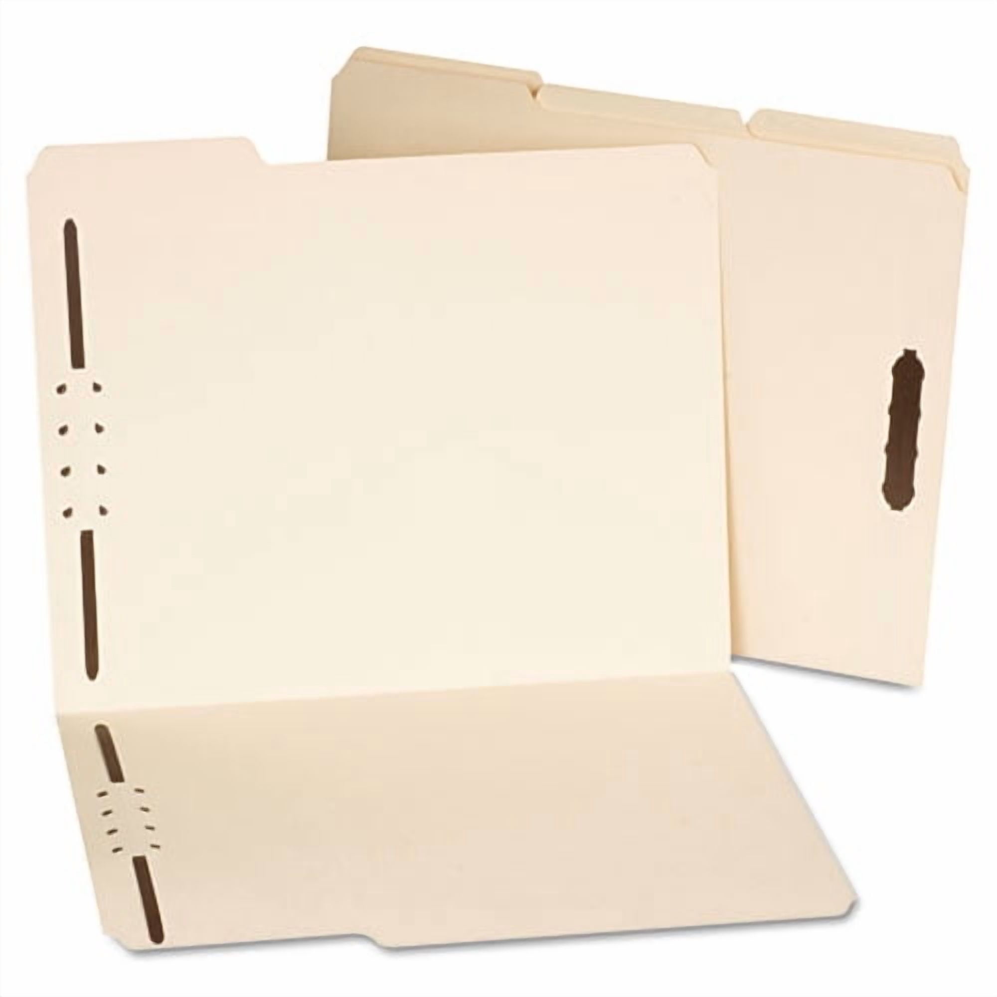 Deluxe Reinforced Top Tab Fastener Folders, 2 Fasteners, Letter Size ...