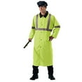 thumbnail image 1 of Deluxe Reversible Green / Black Reflective Rain Parka Size 3XL, 1 of 2
