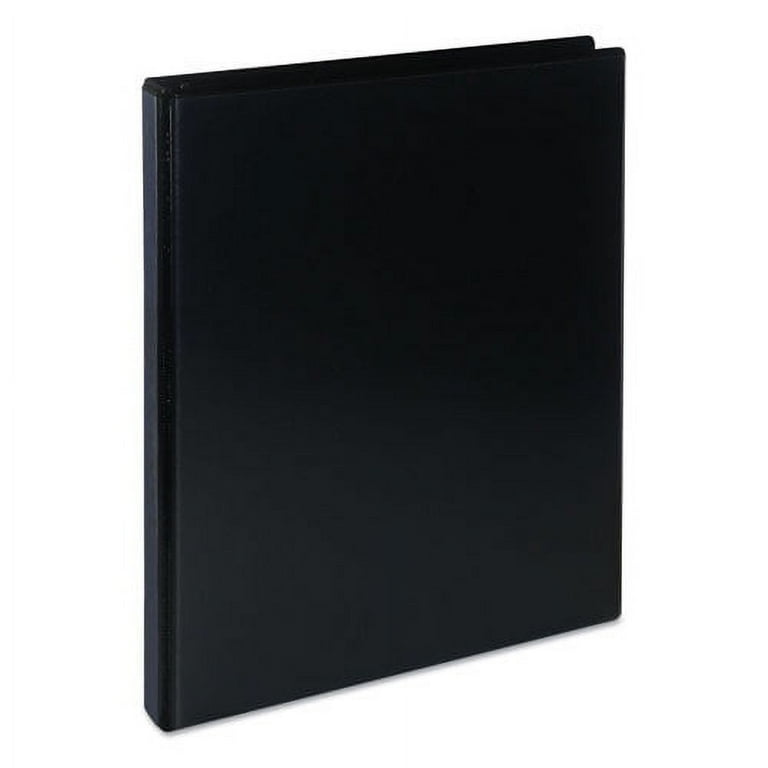 Deluxe Round Ring View Binder, 3 Rings, 1