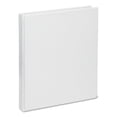 thumbnail image 1 of Deluxe Round Ring View Binder, 3 Rings, 0.5" Capacity, 11 X 8.5, White | Bundle of 5 Each, 1 of 4