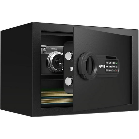 Deluxe Safe and Lock Box,Digital Keypad Safe Box, Alloy Small Safes ...