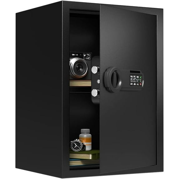 Deluxe Safe and Lock Box,Digital Keypad Safe Box, Alloy Small Safes ...