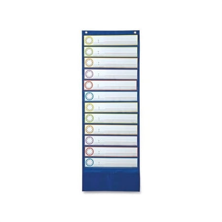 Deluxe Scheduling Pocket Chart 13 Pockets, 13 x 36