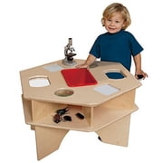 wood designs 93021 deluxe science activity table, 20 height, 27 width, 30 length