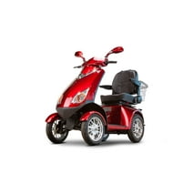 Deluxe Scooters 72+ Premium Mobility Scooter with 3-Year Warranty, 500 lbs Weight Capacity, Fully Assembled, Adjustable Captain's Seat, Long Range RED…