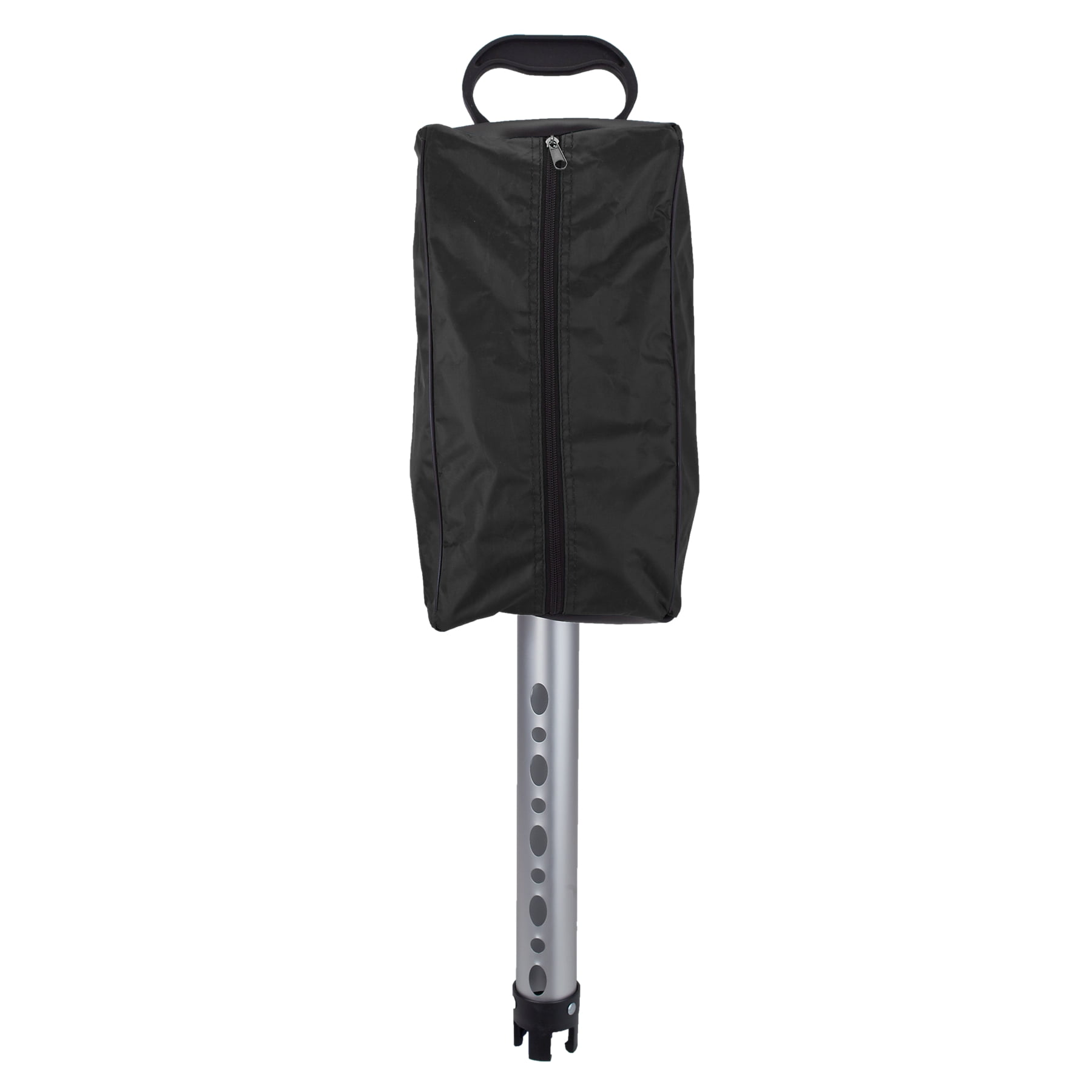 Deluxe Shag Bag with Aluminum Tube and Storage Pocket (Black)