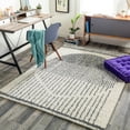 thumbnail image 1 of Deluxe Shag Dark Gray 7'10" x 10'3" Modern Rectangle Area Rug, 1 of 6