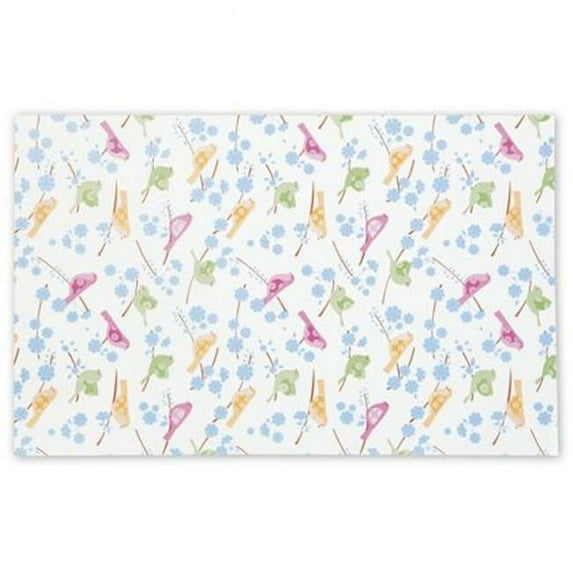 Deluxe Small Business Sales 11-03-SBRD 20 x 30 in. Song Birds Tissue Paper, White