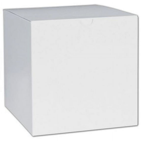 Deluxe Small Business Sales 250-060606C-9 6 x 6 x 6 in. One-Piece Gift Boxes, White