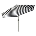 thumbnail image 1 of Deluxe Solar Powered LED Lighted Patio Umbrella - 9' - By Trademark Innovations (Base UPC 0063888863122), 1 of 11