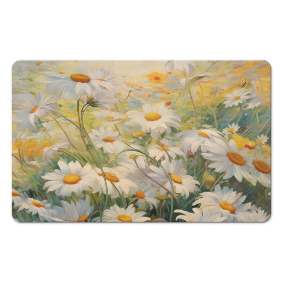 Deluxe Spa Experience Luxurious Medallion Floral Pattern Bath Mat, Absorbent & Quick Drying