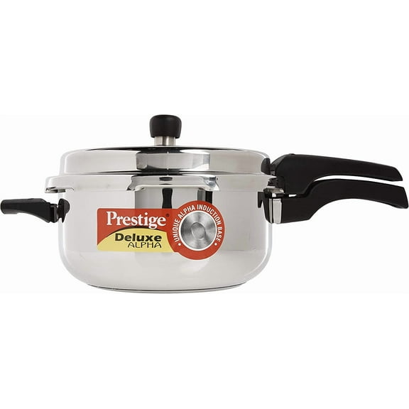 Deluxe Stainless Steel Deep Pressure Pan 5 liters