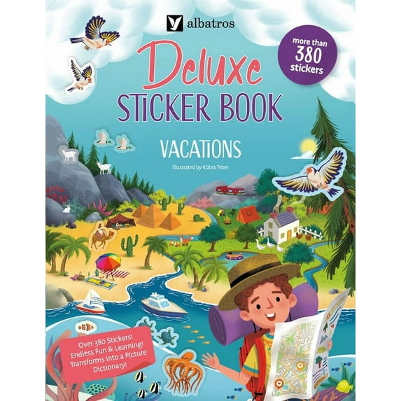 Deluxe Sticker Books Vacations. Deluxe Sticker Book, Book 3, (Paperback)