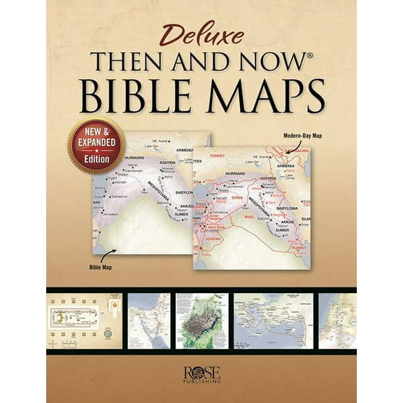 Deluxe Then And Now Bible Maps (New & Expanded)-Softcover