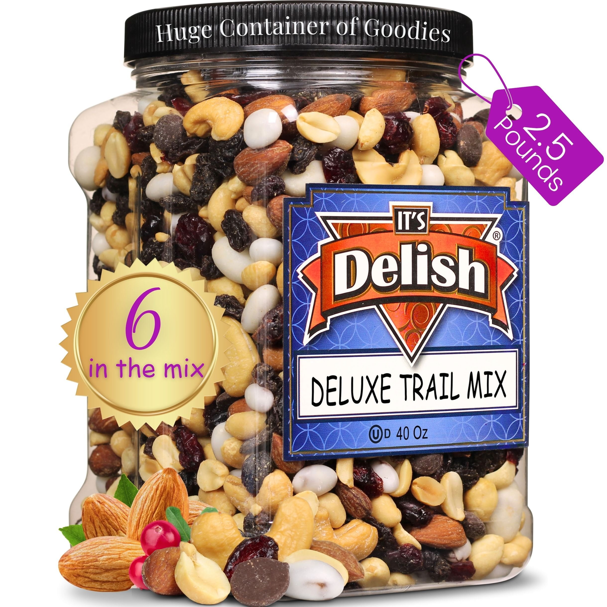 Its Delish Deluxe Trail Mix with Greek Yogurt, Chocolate, Fruit