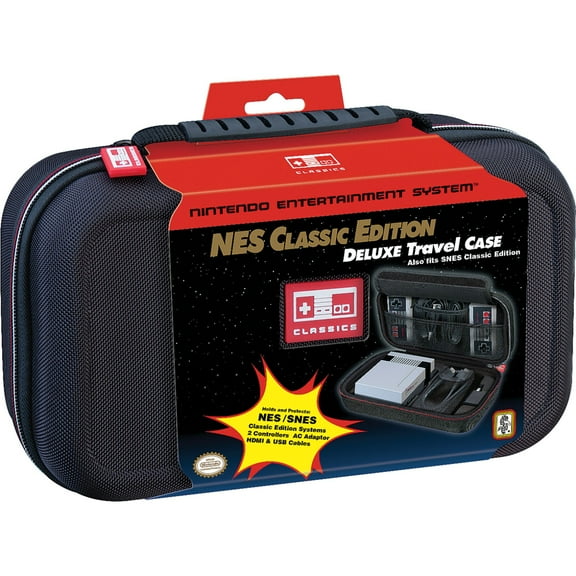 Deluxe Travel Case for NES Classic Edition (Black), R.D.S. Industries, 663293110148