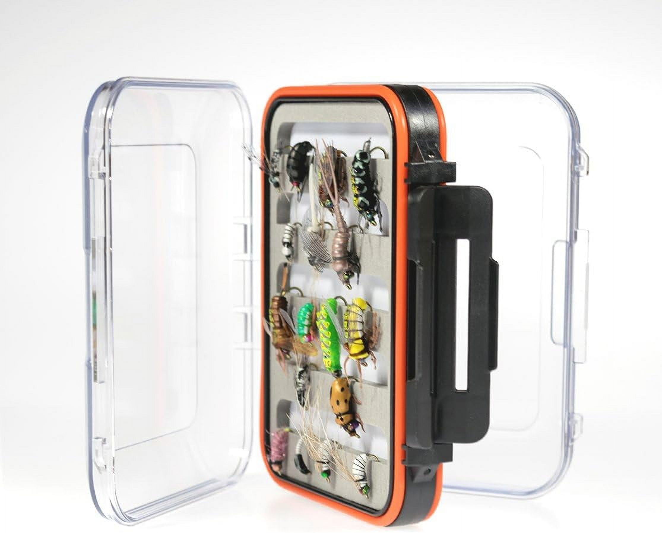 Deluxe Two Sided Water Tight Fly Box/Ice Fishing Jig Box
