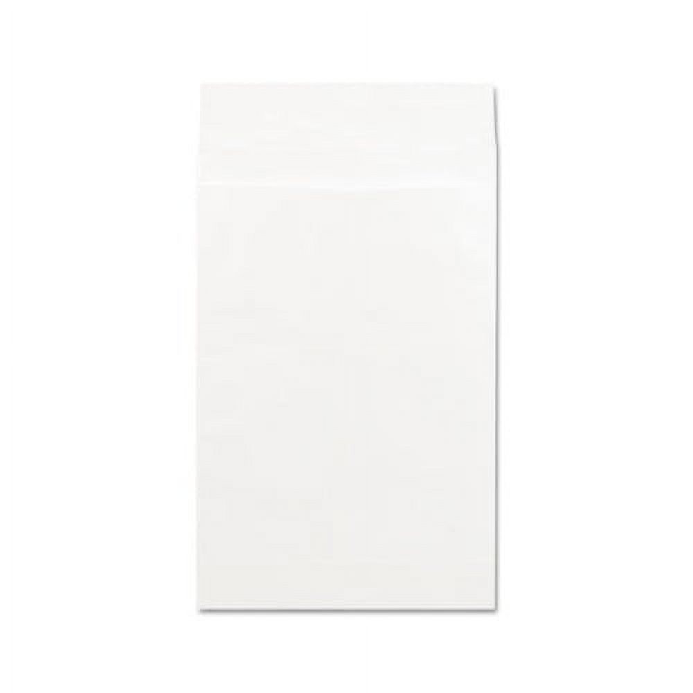 Deluxe Tyvek Expansion Envelopes 15 1/2, Square Flap, SelfAdhesive Closure, 12 x 16, White, 100