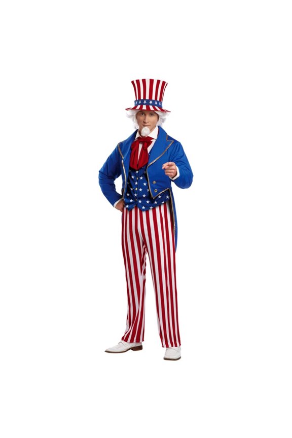 Deluxe Uncle Sam Costume for Men