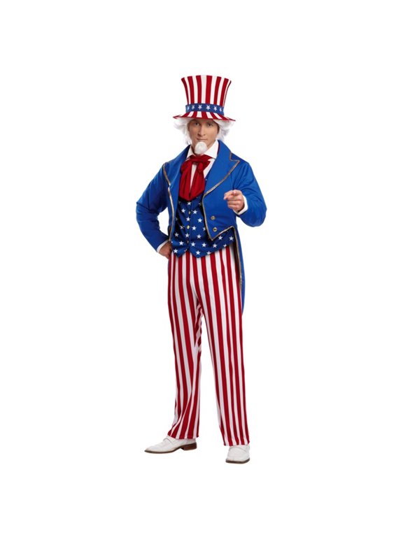 Deluxe Uncle Sam Costume for Men