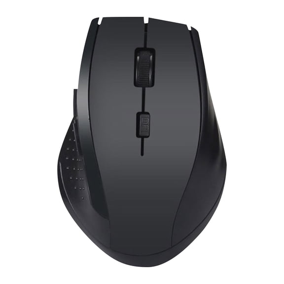 Deluxe Upgraded 4ghz Wireless Game Mouse | Elite Adjustable DPI | Reinforced Silent Click & RGB | Programmable | 2 AAA batteries (not included) | 4ghz Wireless Game Mouse- 6-Button Usb Receiver Black