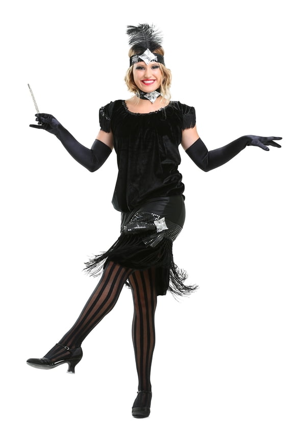 Deluxe Velvet Flapper Costume
