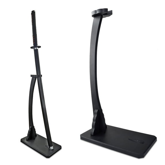 Deluxe Vertical Shogun Style Upright Kantana Stand Wakizashi Sword Display